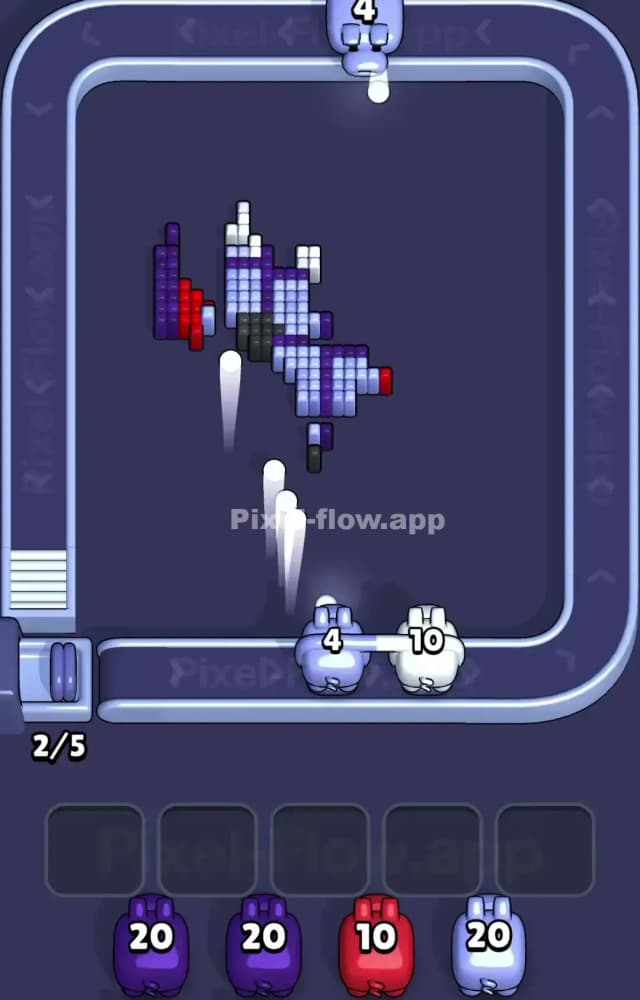 Pixel Flow Level 1454 Solution 3