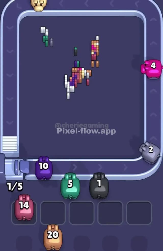 Pixel Flow Level 1832 Solution 3