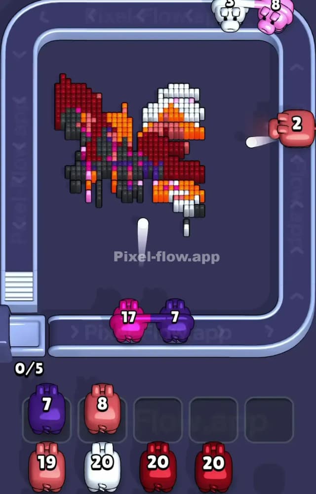 Pixel Flow Level 1504 Solution 2