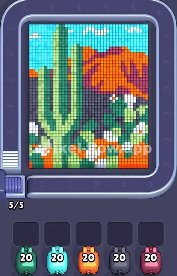 Pixel Flow Level 562 Gameplay