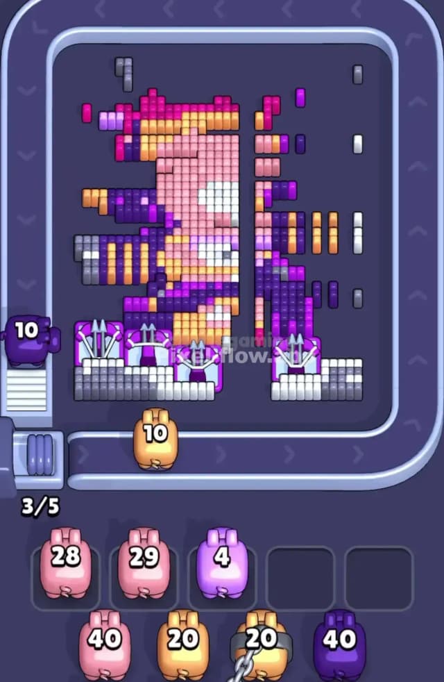 Pixel Flow Level 1808 Solution 2