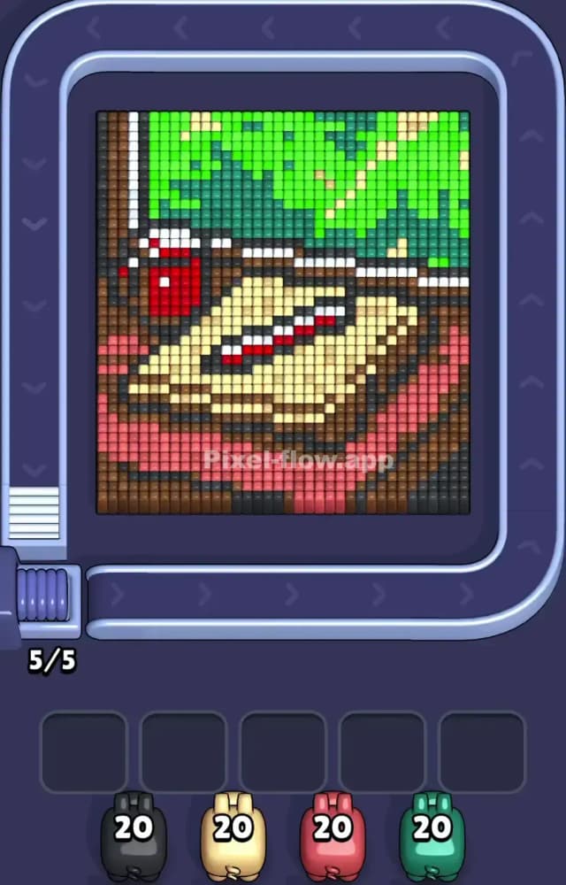 Pixel Flow Level 1142 Gameplay