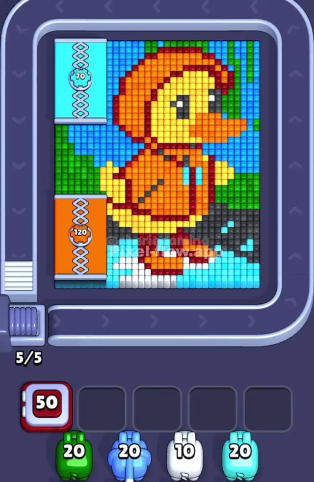 Pixel Flow Level 1842 Gameplay