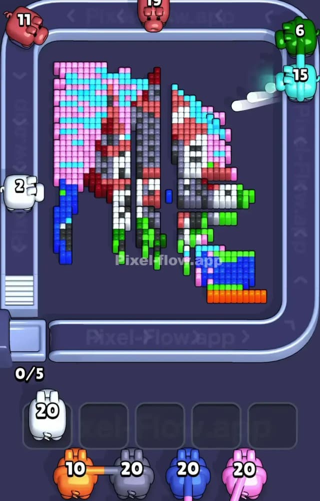 Pixel Flow Level 1513 Solution 2