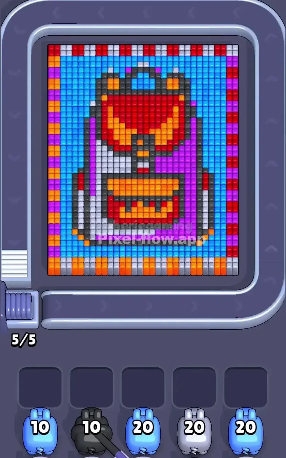 Pixel Flow Level 722 Screenshot