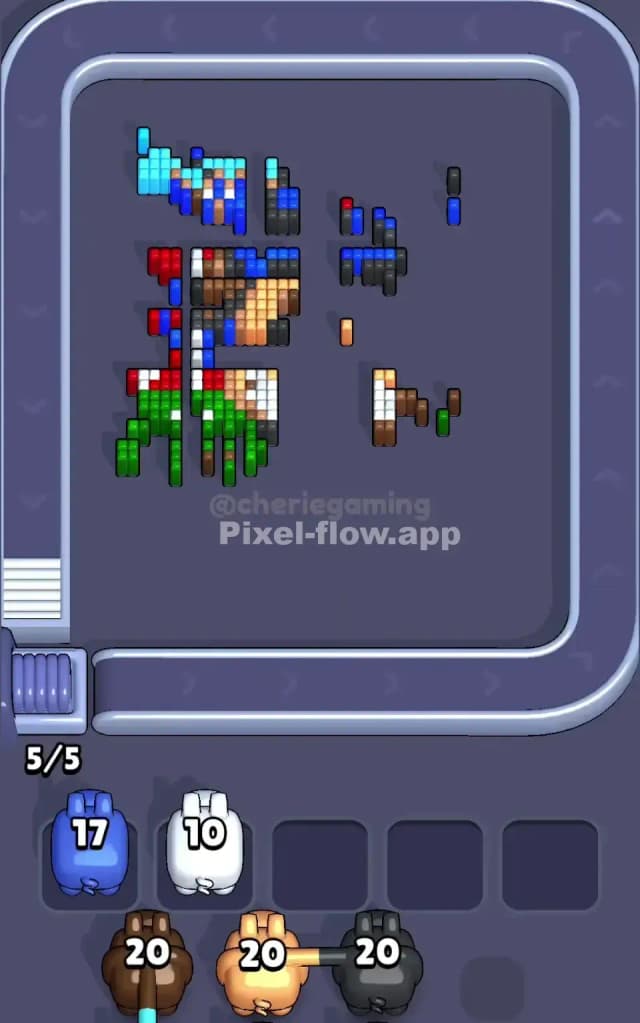Pixel Flow Level 747 Solution 3