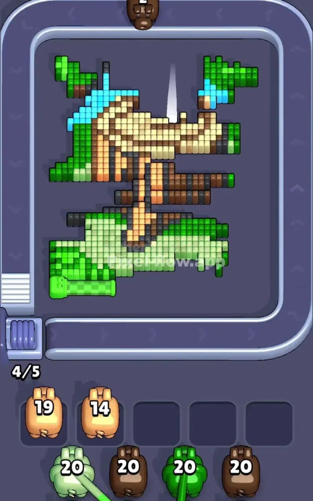 Pixel Flow Level 602 Solution 2