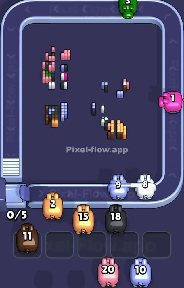 Pixel Flow Level 1545 Solution 3