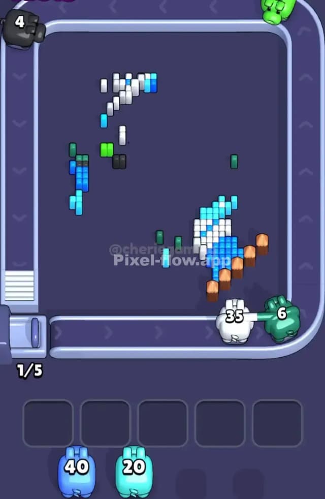 Pixel Flow Level 1828 Solution 3