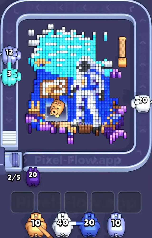 Pixel Flow Level 1024 Solution 1