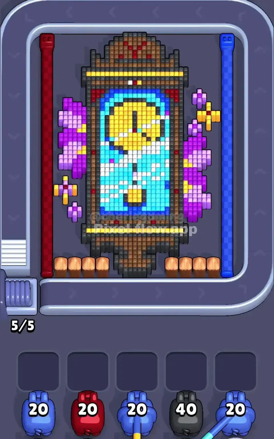 Pixel Flow Level 484 Screenshot