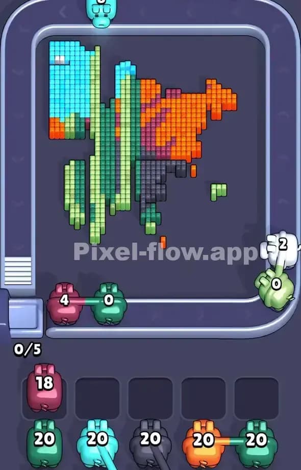 Pixel Flow Level 562 Solution 2