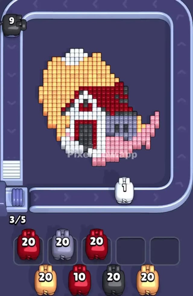 Pixel Flow Level 1831 Solution 1