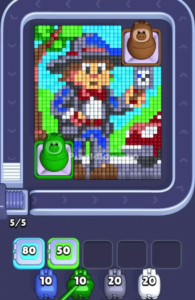 Pixel Flow Level 1905 Gameplay