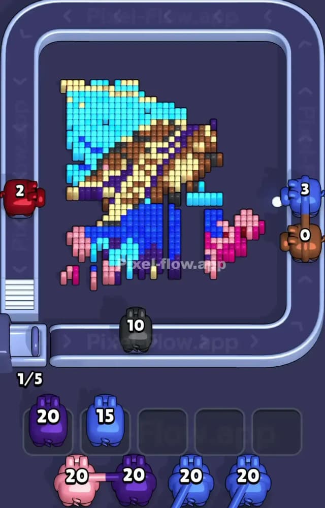 Pixel Flow Level 1173 Solution 2