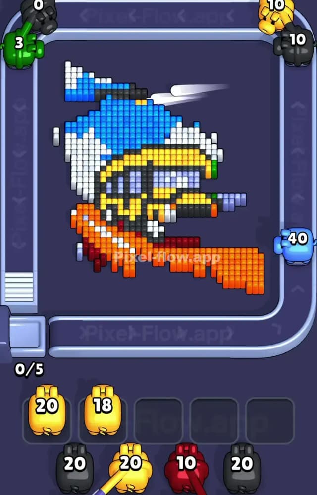 Pixel Flow Level 1473 Solution 2