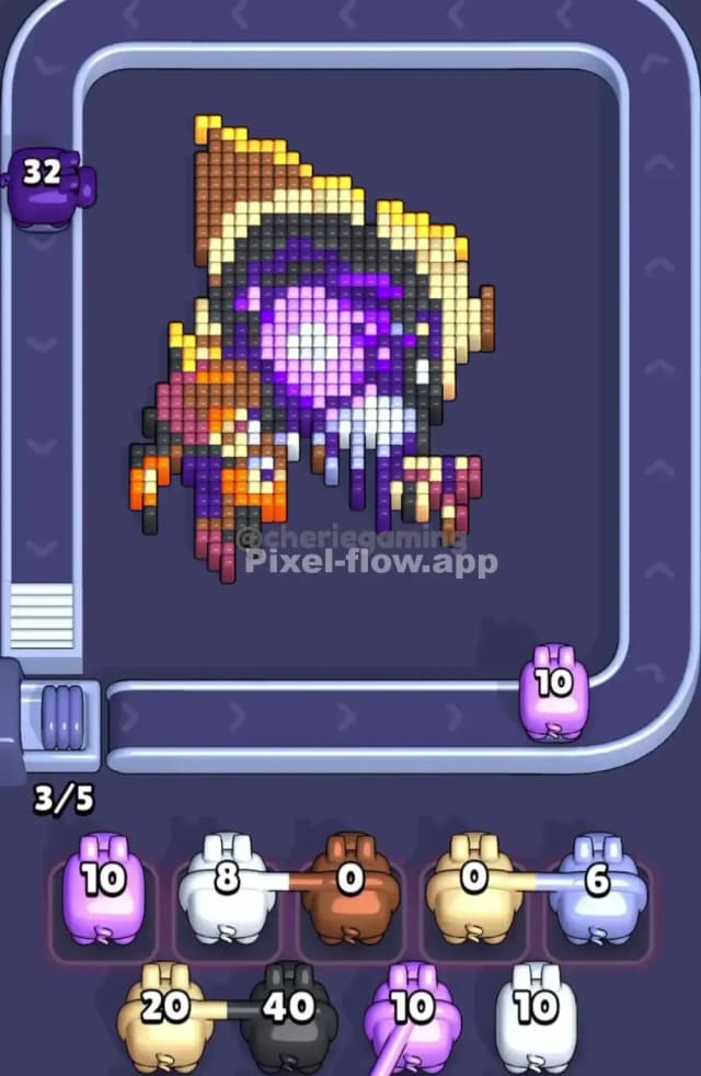 Pixel Flow Level 1807 Solution 1