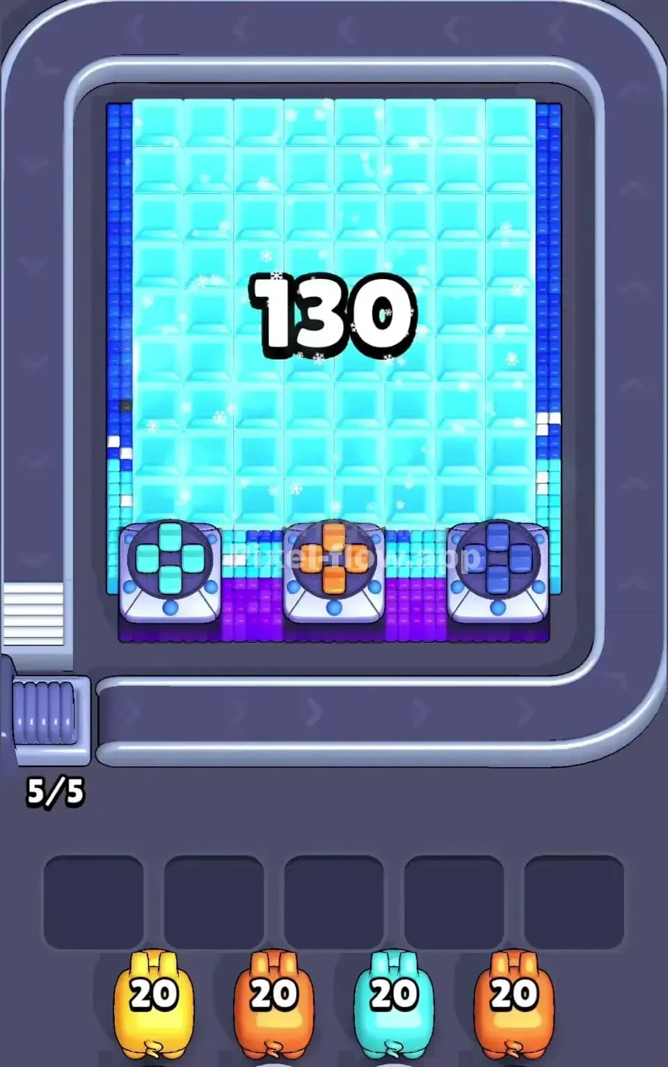 Pixel Flow Level 615 Screenshot