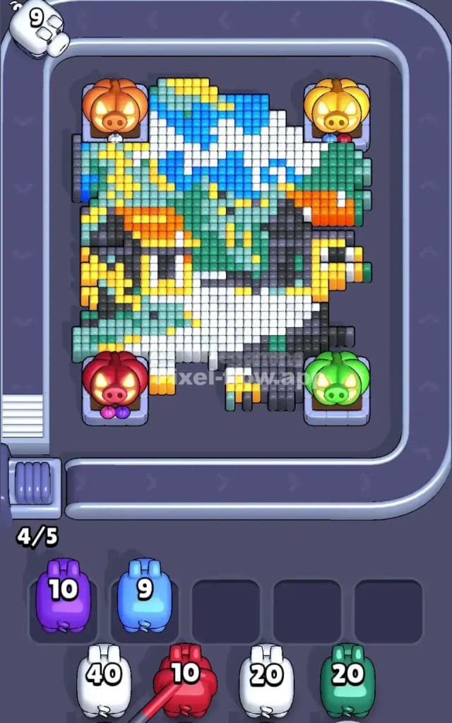 Pixel Flow Level 767 Solution 1