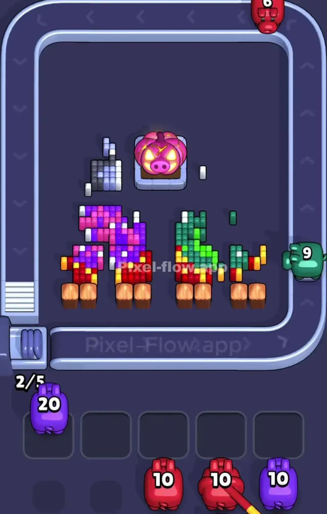 Pixel Flow Level 819 Solution 3