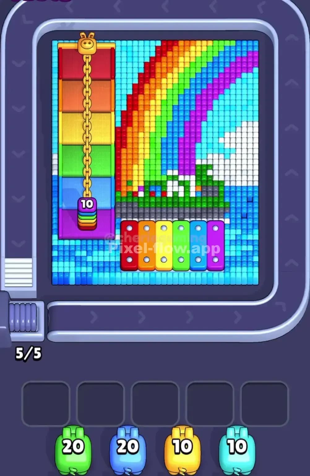 Pixel Flow Level 1678 Screenshot