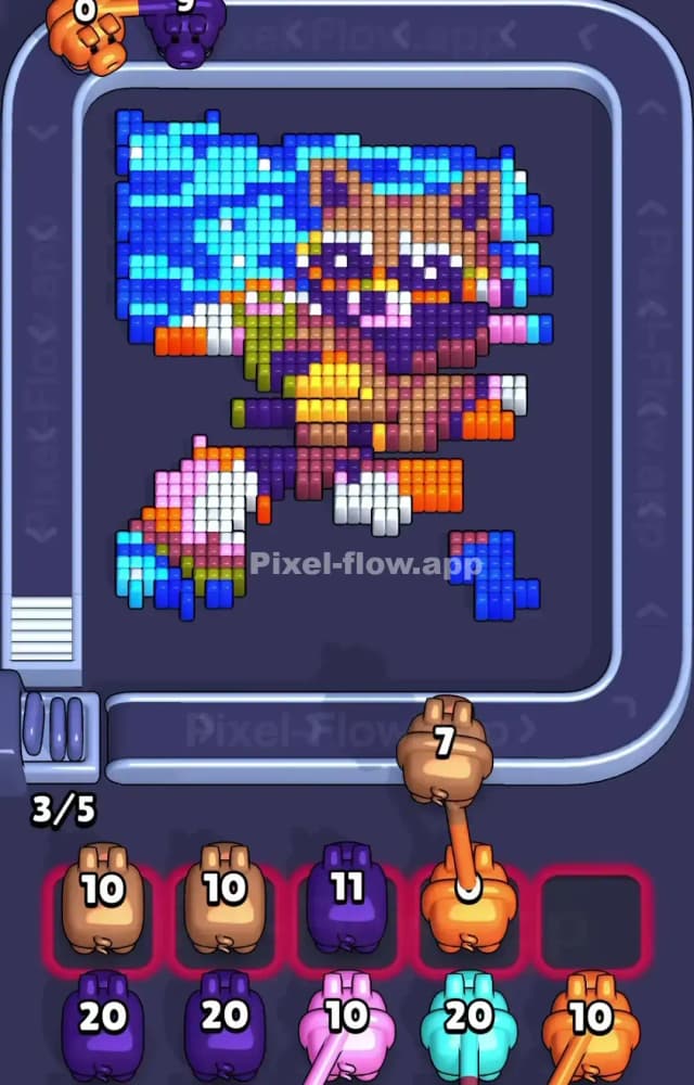 Pixel Flow Level 1535 Solution 2